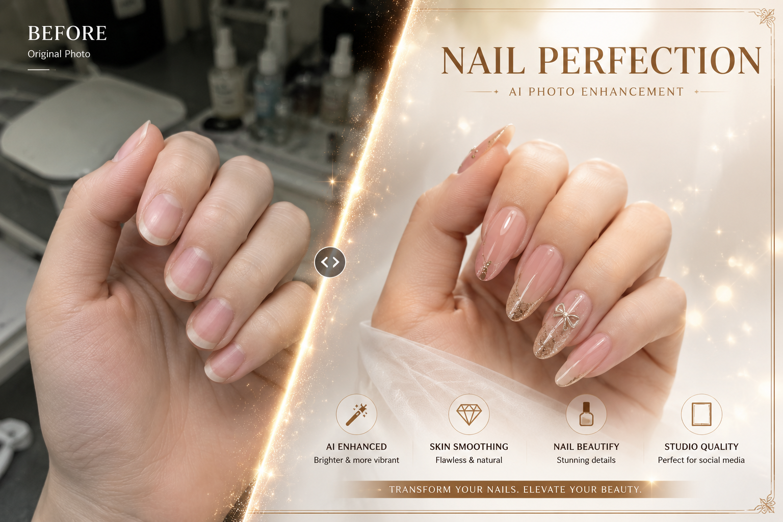 AI Photo & Video Marketing Creation for Nail Salons