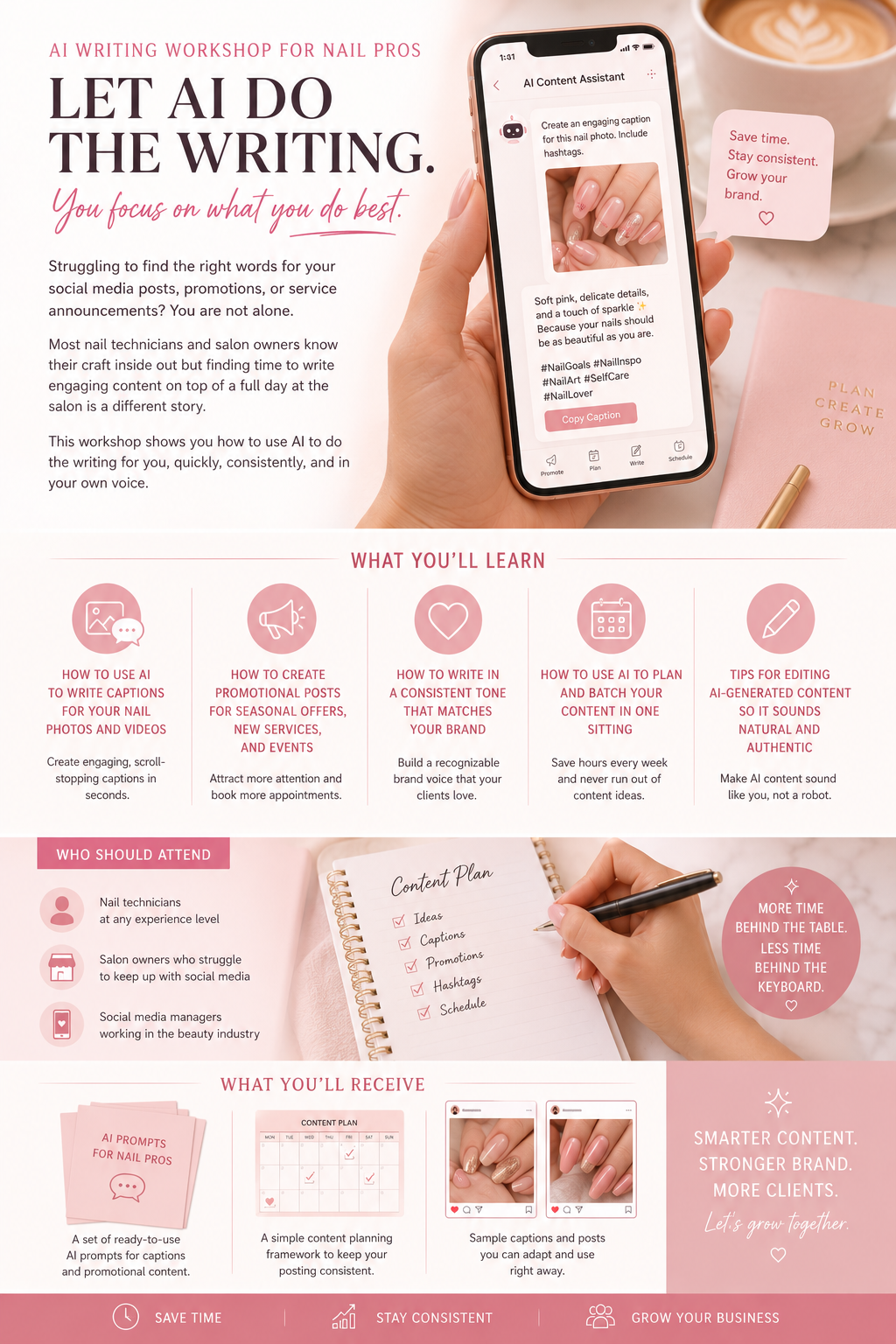 AI Captions and Promotional Content for Your Salon